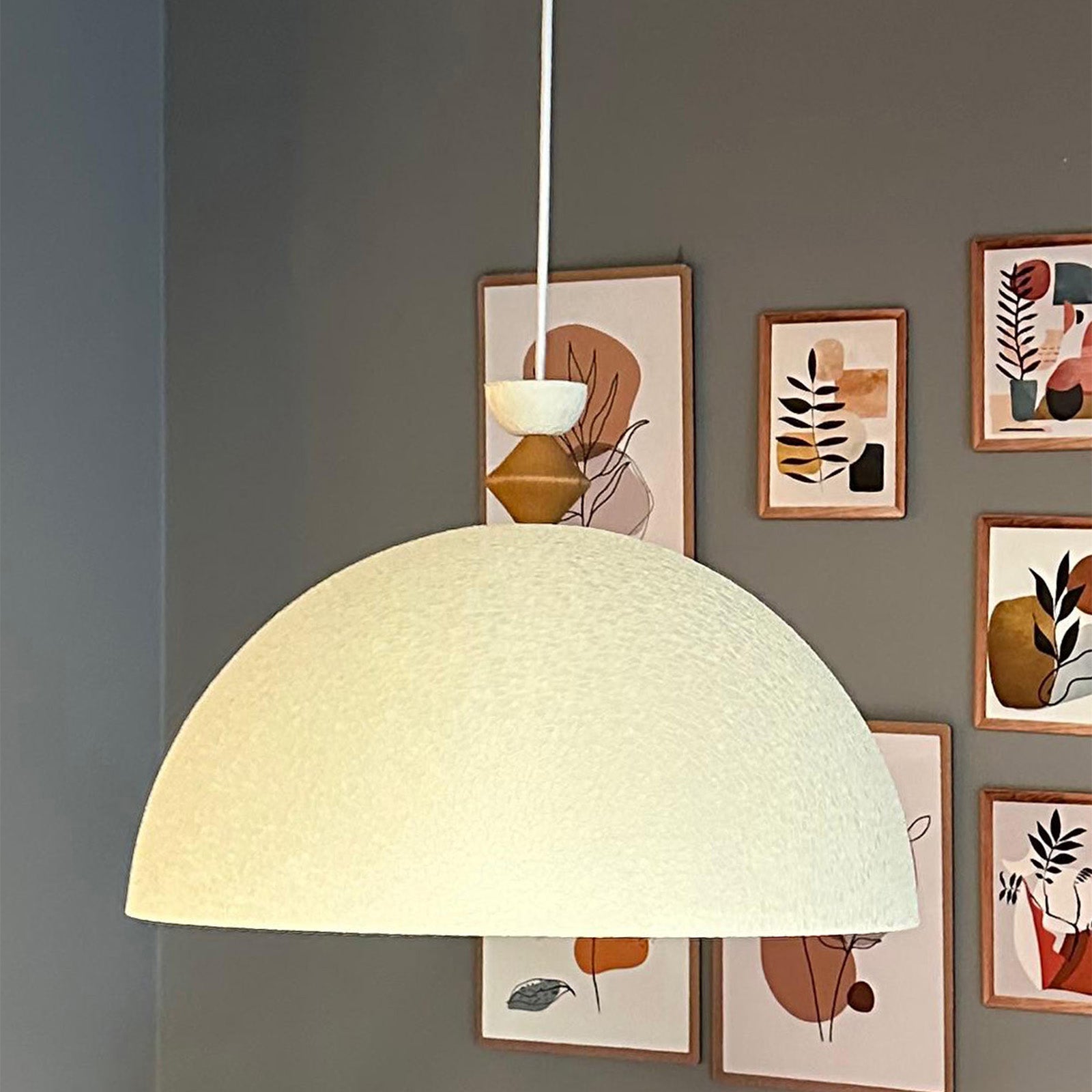 Pendelleuchte Linate Ø40 cm, Texturiert Metall Hängelampe